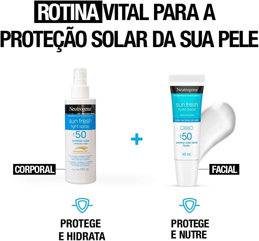 Neutrogena Protetor Solar Corporal Spray FPS 50,180ml - Image 5