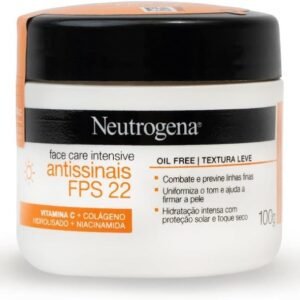 Neutrogena Hidratante Facial Antissinais Face Care Intensive FPS 22, 100g