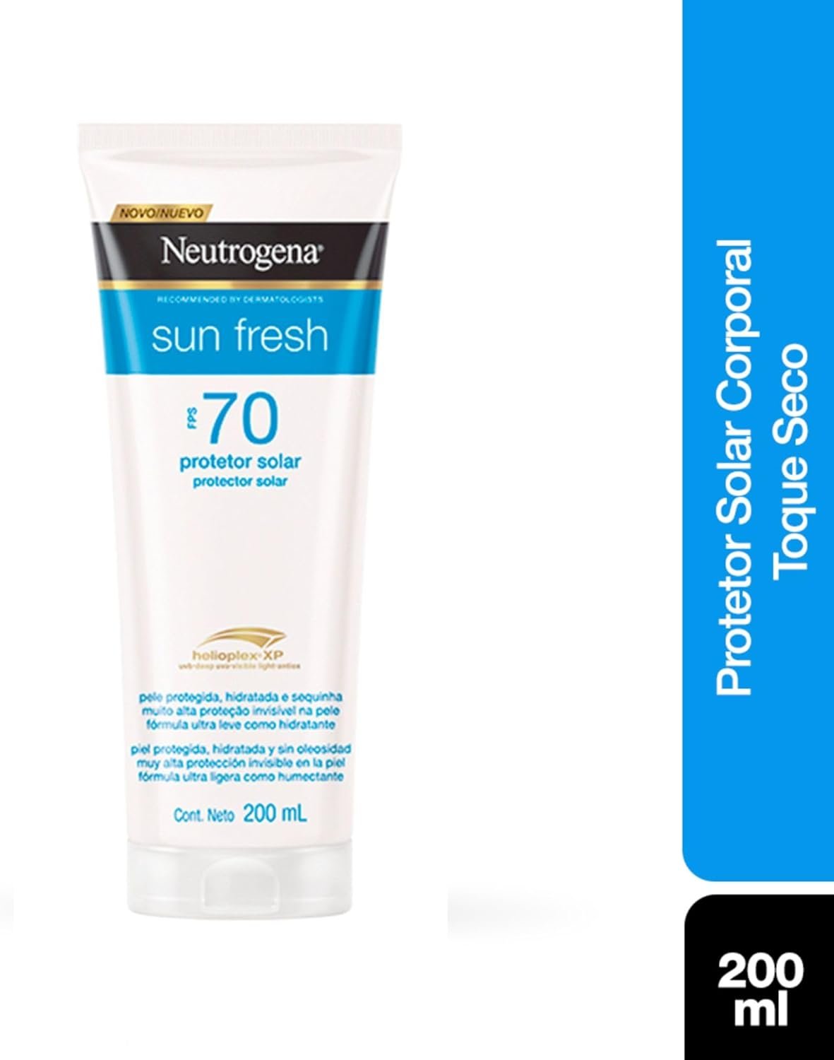 Neutrogena Sun Fresh Protetor Solar Corporal, FPS 70, 200ml - Image 2