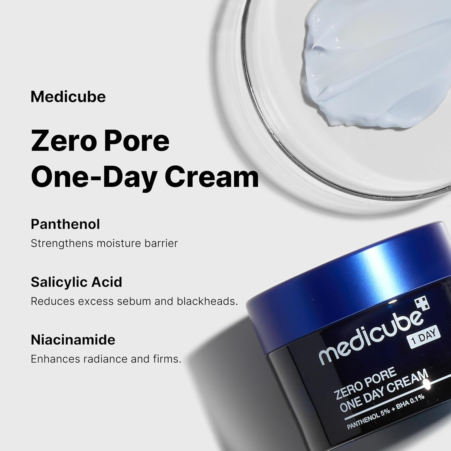 medicube Medicube Zero Pore One-Day Cream 1,7 Fl.Oz - Image 4